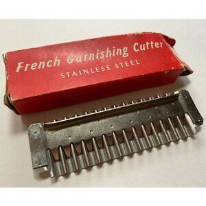 French Garnishing Cutter Crinkle Cut Potato Cutter Wavy Slicer
